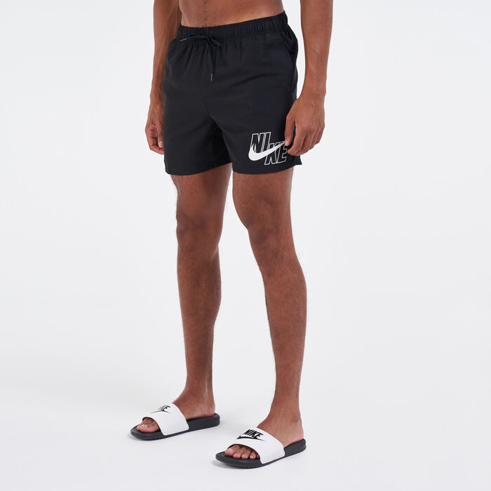 Nike Swim Men's 5-Inch Volley Swimming Shorts Black Nike Swim Men's 5-Inch Volley Swimming Shorts Black image number 0