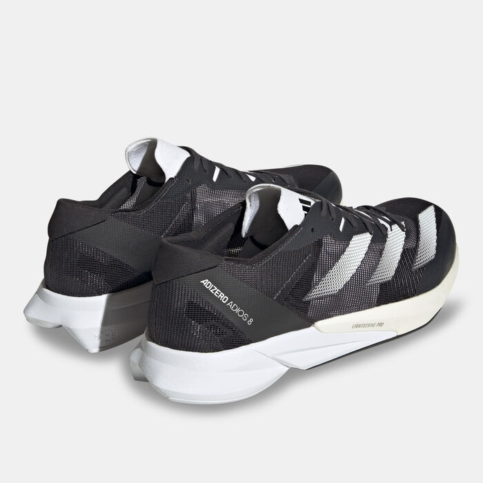 adidas Men's Adizero Adios 8 Running Shoes Black adidas Men's Adizero Adios 8 Running Shoes Black image number 2