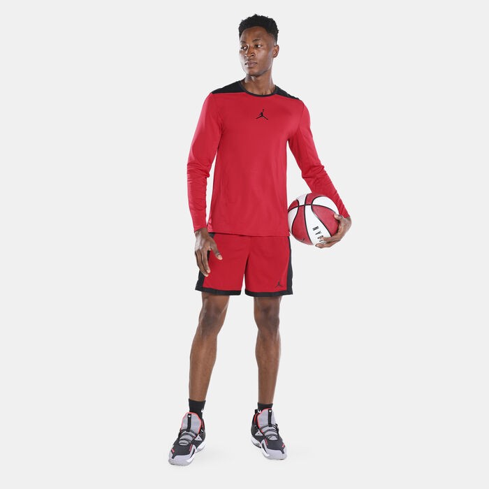 Jordan Men's Sport Dri-FIT Mesh Shorts Red Jordan Men's Sport Dri-FIT Mesh Shorts Red image number 2