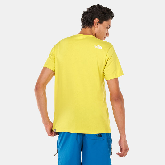 The North Face Men's Rust T-Shirt yellow The North Face Men's Rust T-Shirt yellow image number 1