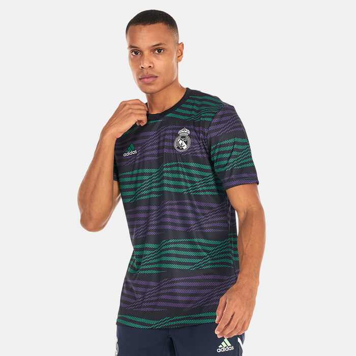 adidas Men's Real Madrid Pre-Match Jersey - 2022/23 Multi adidas Men's Real Madrid Pre-Match Jersey - 2022/23 Multi image number 0