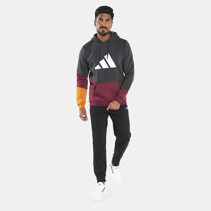adidas Men’s Sportswear Colourblock Hoodie Black adidas Men’s Sportswear Colourblock Hoodie Black image number 2