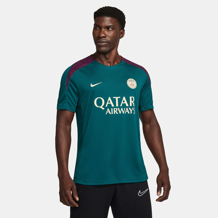Nike Men's Paris Saint-Germain Dri-FIT Strike Drill Football Top Green Nike Men's Paris Saint-Germain Dri-FIT Strike Drill Football Top Green image number 0