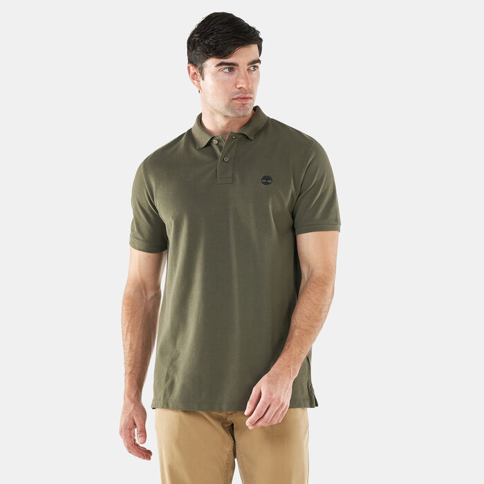 Timberland Men's Millers River Polo Shirt Green Timberland Men's Millers River Polo Shirt Green image number 0