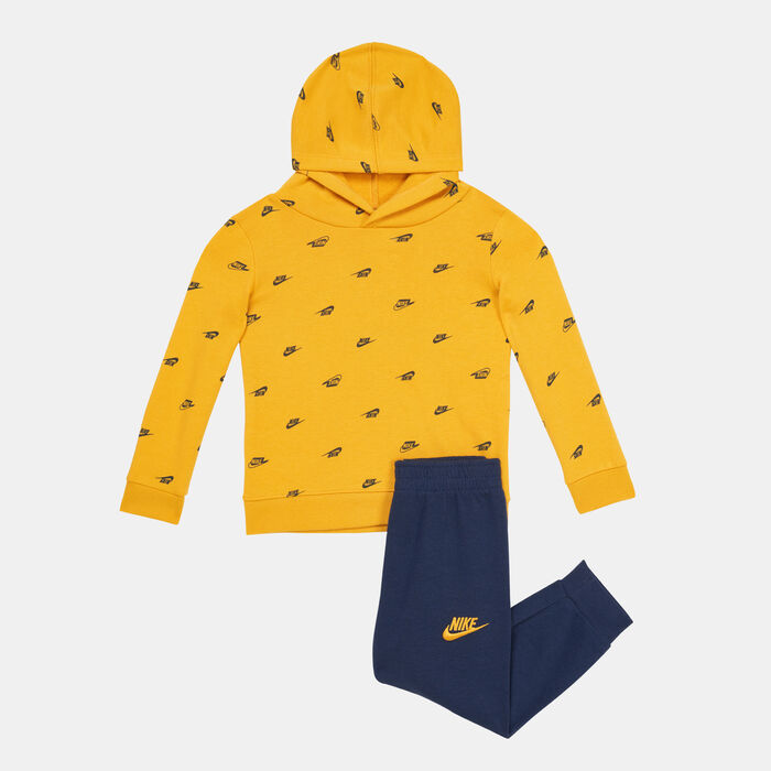 Nike Kids' Sportswear Club Allover Print Set Blue Nike Kids' Sportswear Club Allover Print Set Blue image number 0