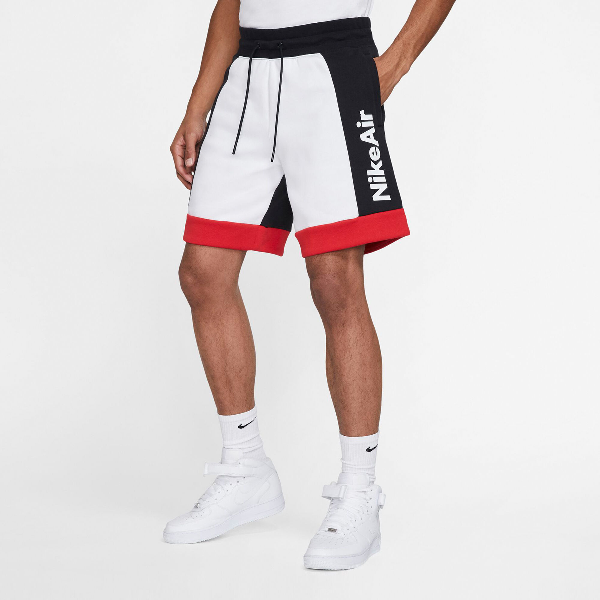 Mens nike air fleece shorts clearance