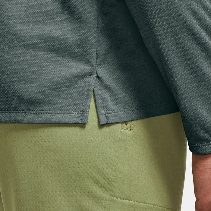 Nike Men's Miler Dri-FIT UV Running Top Green image number 2