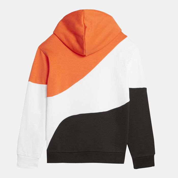 PUMA Kids' Power Cat Hoodie Orange PUMA Kids' Power Cat Hoodie Orange image number 1