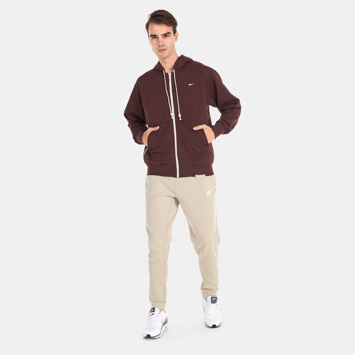 Nike Men's Dri-FIT Standard Issue Full-Zip Hoodie Brown Nike Men's Dri-FIT Standard Issue Full-Zip Hoodie Brown image number 2