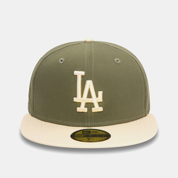 New Era Men's MLB Los Angeles Dodgers Side Patch 59FIFTY Cap Green New Era Men's MLB Los Angeles Dodgers Side Patch 59FIFTY Cap Green image number 0