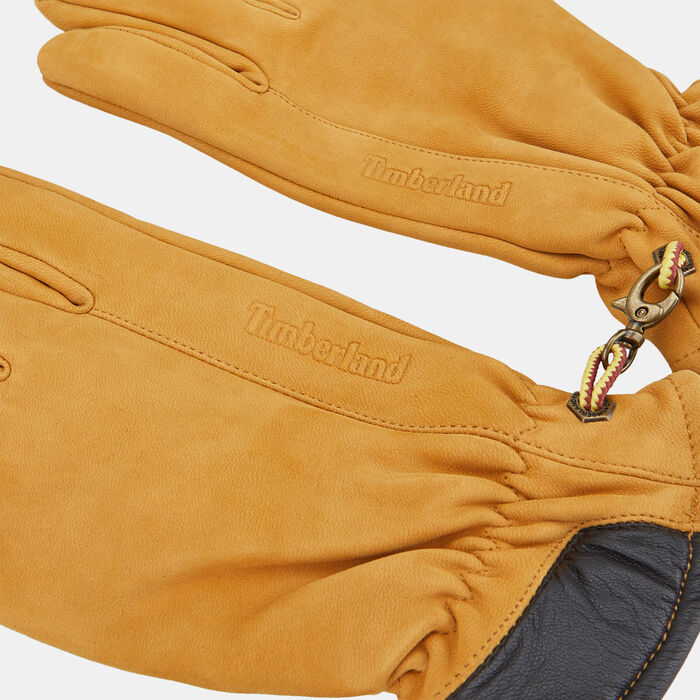 Timberland Men's Nubuck With Touch Tips Gloves yellow Timberland Men's Nubuck With Touch Tips Gloves yellow image number 2