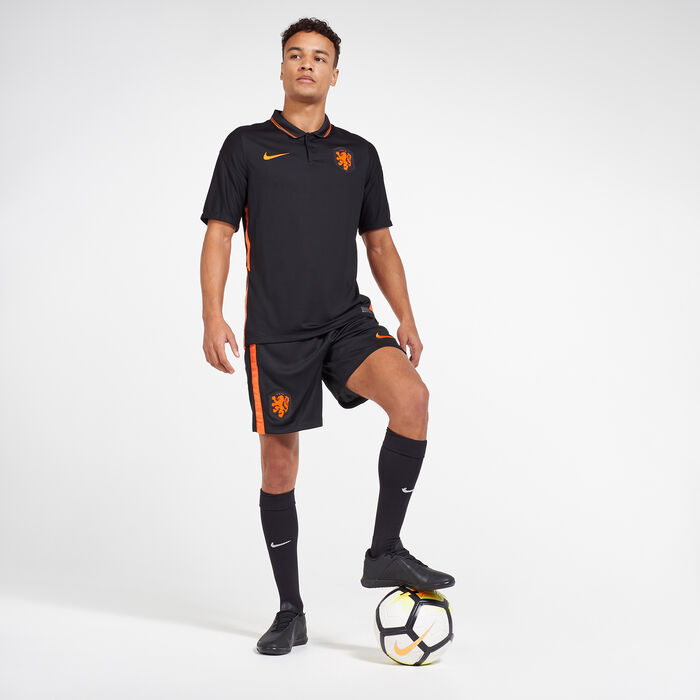 Nike Men's Netherlands 2020 Stadium Away Jersey Black image number 2