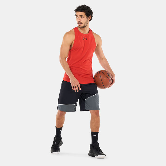 Under Armour Men's Baseline Cotton Tank Top Red Under Armour Men's Baseline Cotton Tank Top Red image number 2