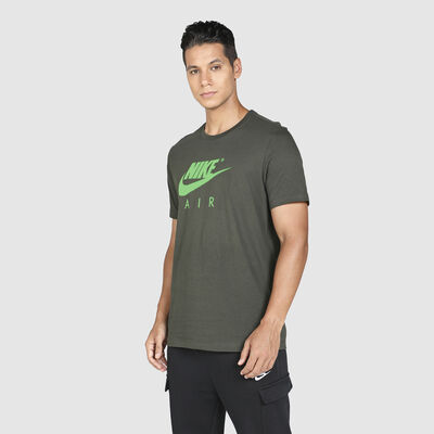 Nike Men's Air Sportswear T-Shirt Green Nike Men's Air Sportswear T-Shirt Green
