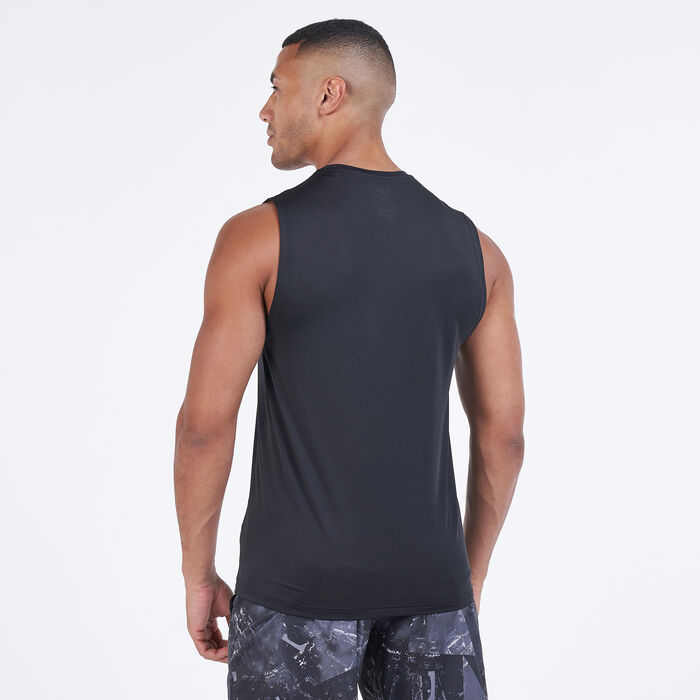 Reebok Men's ACTIVCHILL Tank Top Black Reebok Men's ACTIVCHILL Tank Top Black image number 1