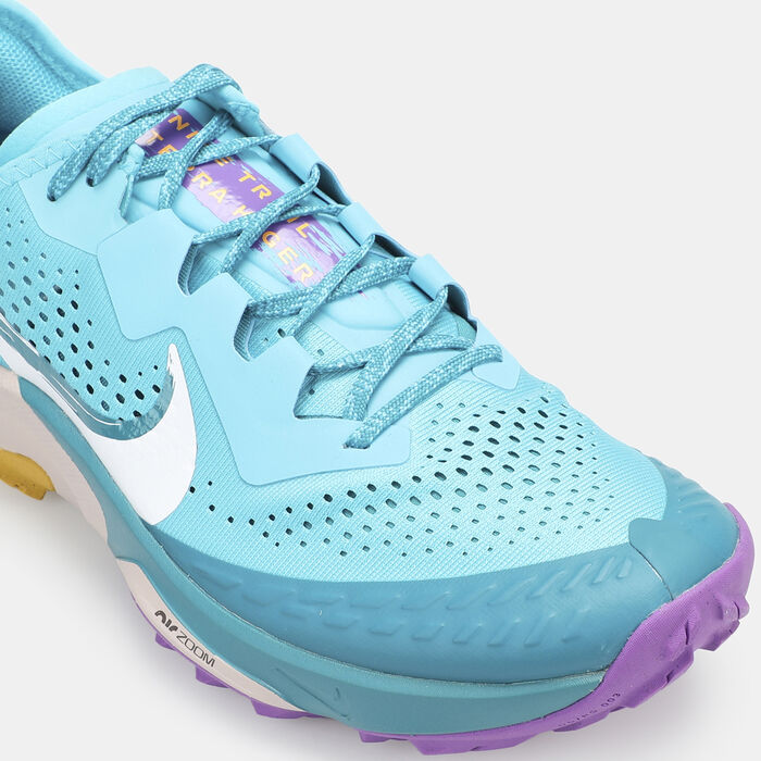 Nike Men's Air Zoom Terra Kiger 7 Trail Running Shoe Blue Nike Men's Air Zoom Terra Kiger 7 Trail Running Shoe Blue image number 4