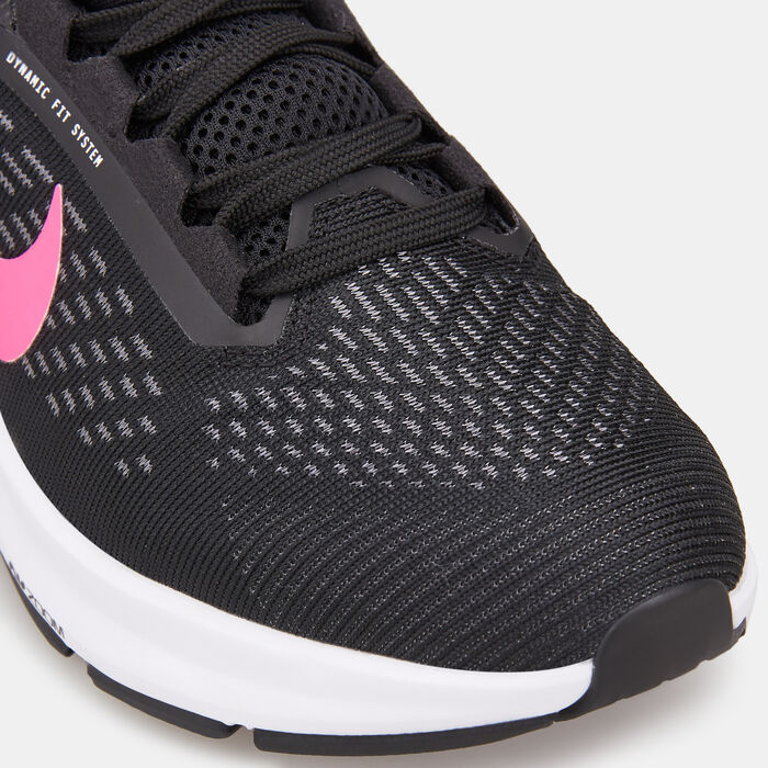 Nike Women's Air Zoom Structure 24 Shoe Black Nike Women's Air Zoom Structure 24 Shoe Black image number 5
