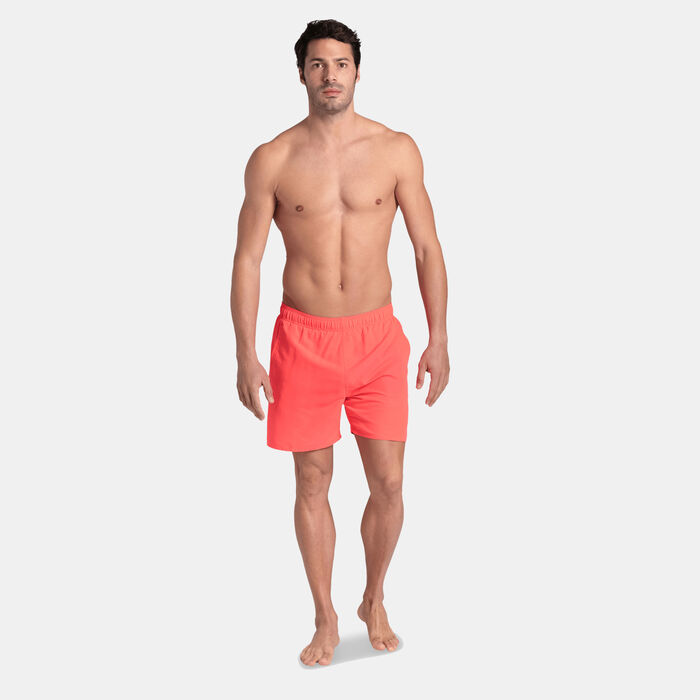 Arena Men's Fundamentals Boxer Swimming Shorts Red Arena Men's Fundamentals Boxer Swimming Shorts Red image number 2