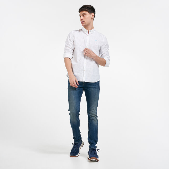 Timberland Men's Mill River Korean Shirt White image number 2