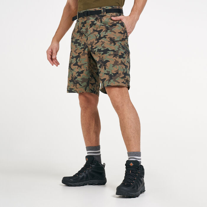 Columbia Men's Silver Ridge™ Printed Cargo Shorts Green Columbia Men's Silver Ridge™ Printed Cargo Shorts Green image number 0