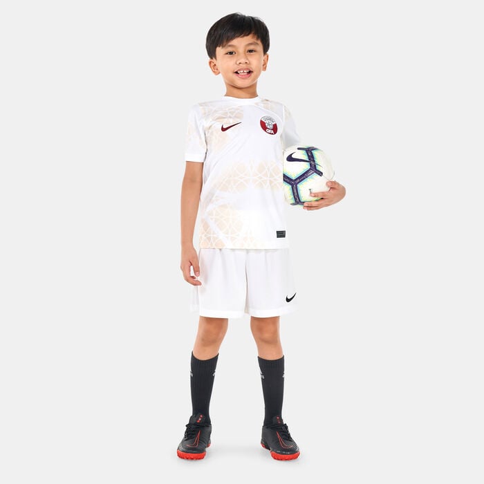 Nike Kids' Qatar Dri-FIT Stadium Away Jersey – 2022 White Nike Kids' Qatar Dri-FIT Stadium Away Jersey – 2022 White image number 2