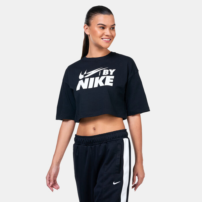 Nike Women's Sportswear Cropped T-Shirt Black Nike Women's Sportswear Cropped T-Shirt Black image number 0
