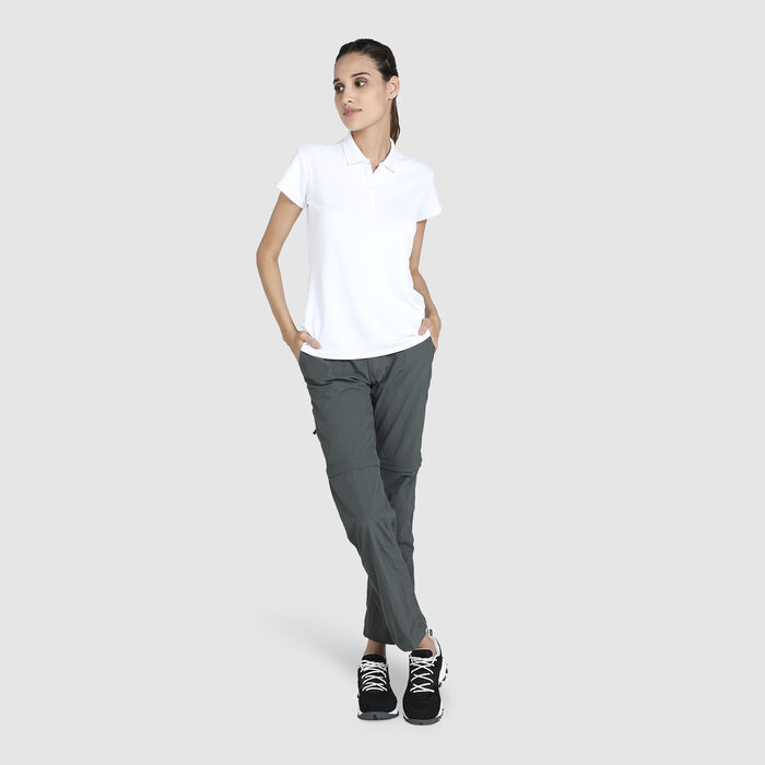 Columbia Women's Innisfree™ Polo T-Shirt White Columbia Women's Innisfree™ Polo T-Shirt White image number 2