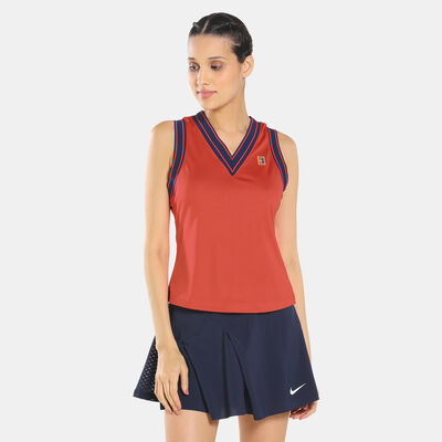 Nike Women's Court Slam Tennis Tank Top Red Nike Women's Court Slam Tennis Tank Top Red