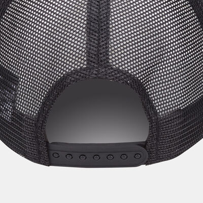 New Era Men's Chicago Bulls Allover Print Trucker Cap Black