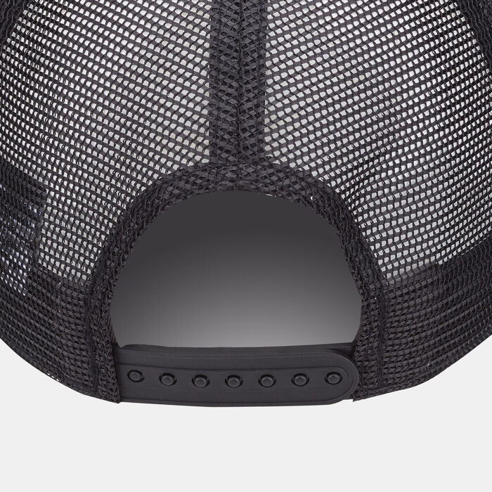 New Era Men's Chicago Bulls Allover Print Trucker Cap Black image number 1