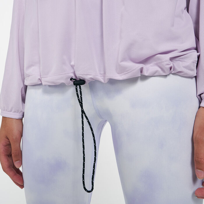 Nike Women's Pro Coverup Hoodie Purple image number 3