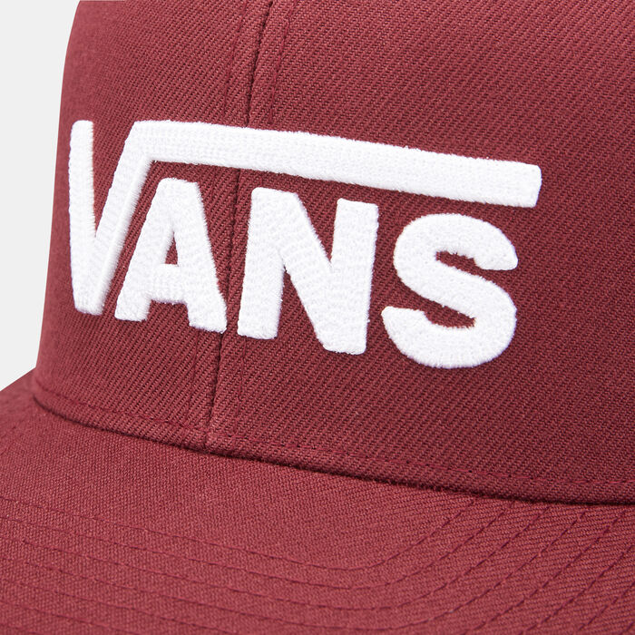 Vans Men's Drop V II Snapback Cap Red image number 2