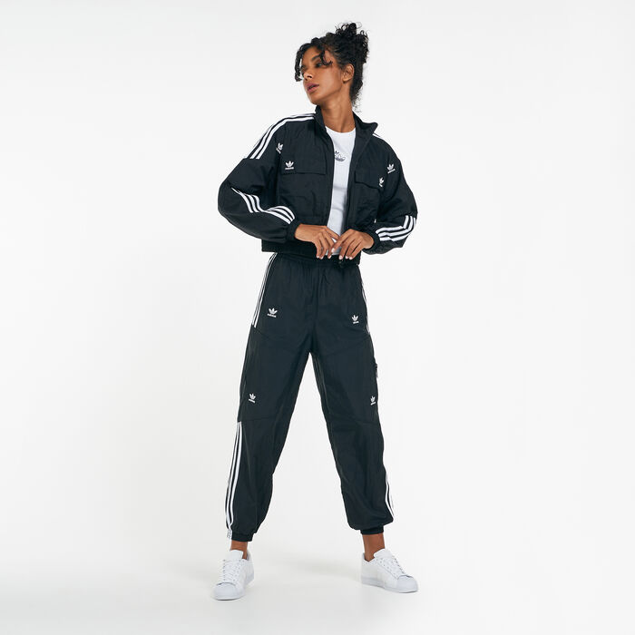 adidas Originals Women's Classics Distrupted Icon Track Jacket Black adidas Originals Women's Classics Distrupted Icon Track Jacket Black image number 2