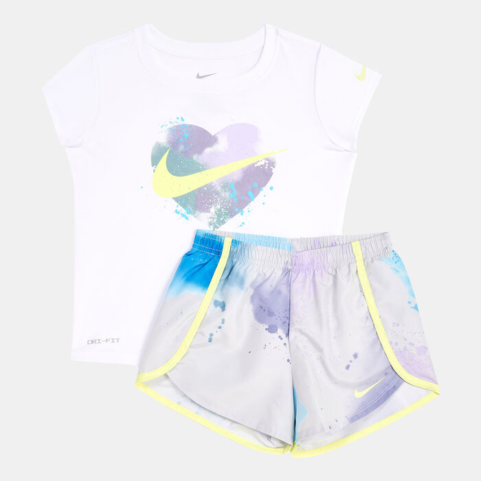 Nike Kids' Just DIY It Dri-FIT Sprinter T-Shirt and Shorts Set Grey Nike Kids' Just DIY It Dri-FIT Sprinter T-Shirt and Shorts Set Grey image number 0