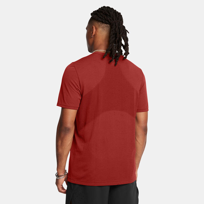 Under Armour Men's Vanish Seamless T-Shirt Orange image number 1