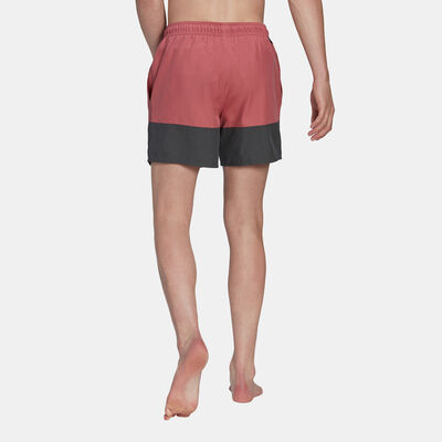 adidas Men's ColourBlock Swimming Shorts Peach adidas Men's ColourBlock Swimming Shorts Peach
