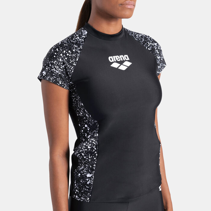 Arena Women's Modesty Swimming Rashguard Black image number 4
