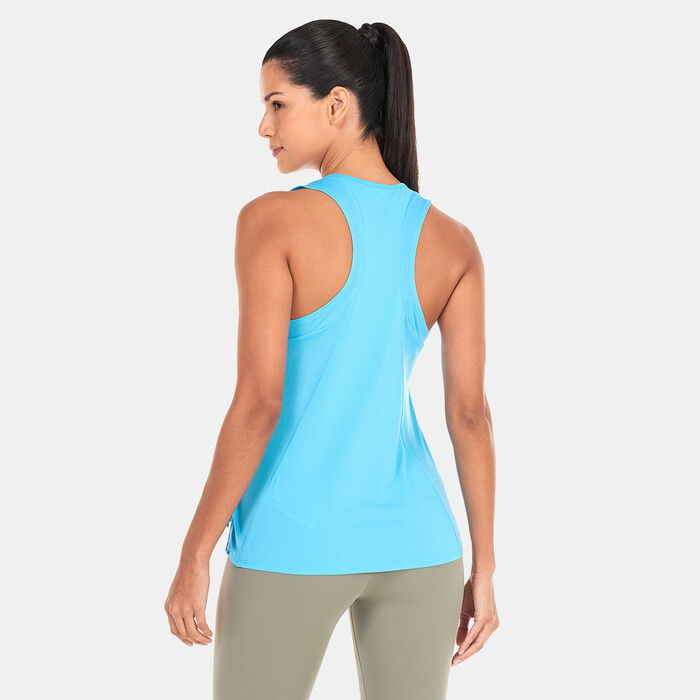Nike Women's Dri-FIT Race Running Singlet Blue Nike Women's Dri-FIT Race Running Singlet Blue image number 1