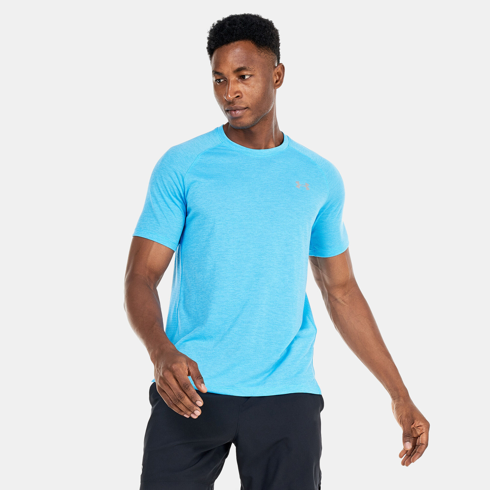 Men s Streaker Run T Shirt Blue Under Armour in Qatar SSS