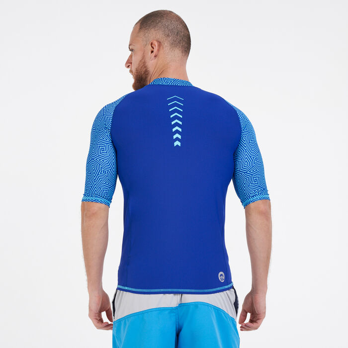 Speedo Men's Pulse Rashguard Blue image number 2