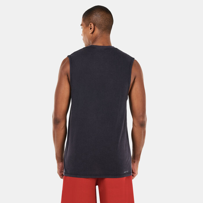 Jordan Men's Dri-FIT Sport Sleeveless T-Shirt Grey Jordan Men's Dri-FIT Sport Sleeveless T-Shirt Grey image number 1
