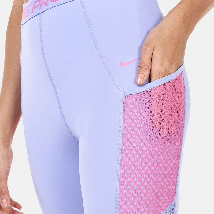 Nike Women's Dri-FIT High-Rise 7/8 Leggings Blue Nike Women's Dri-FIT High-Rise 7/8 Leggings Blue image number 3