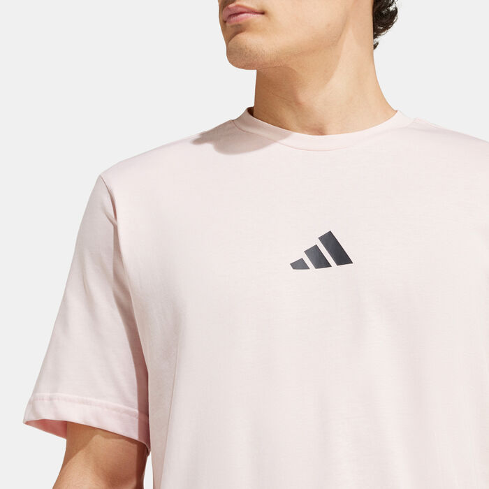 adidas Men's Strength Graphic T-Shirt Pink adidas Men's Strength Graphic T-Shirt Pink image number 3