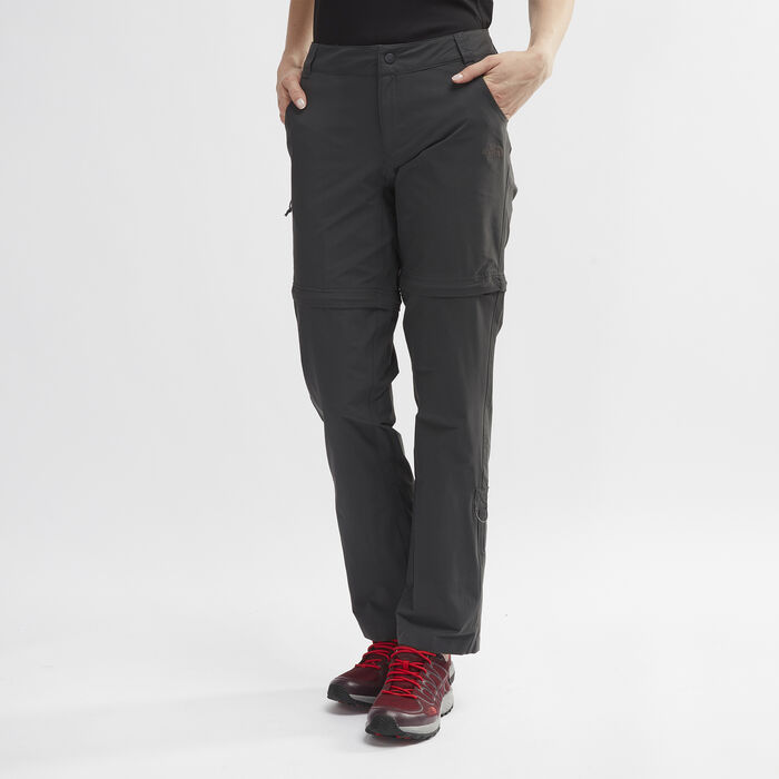 The North Face Women's Exploration Convertible Pants Grey The North Face Women's Exploration Convertible Pants Grey image number 0