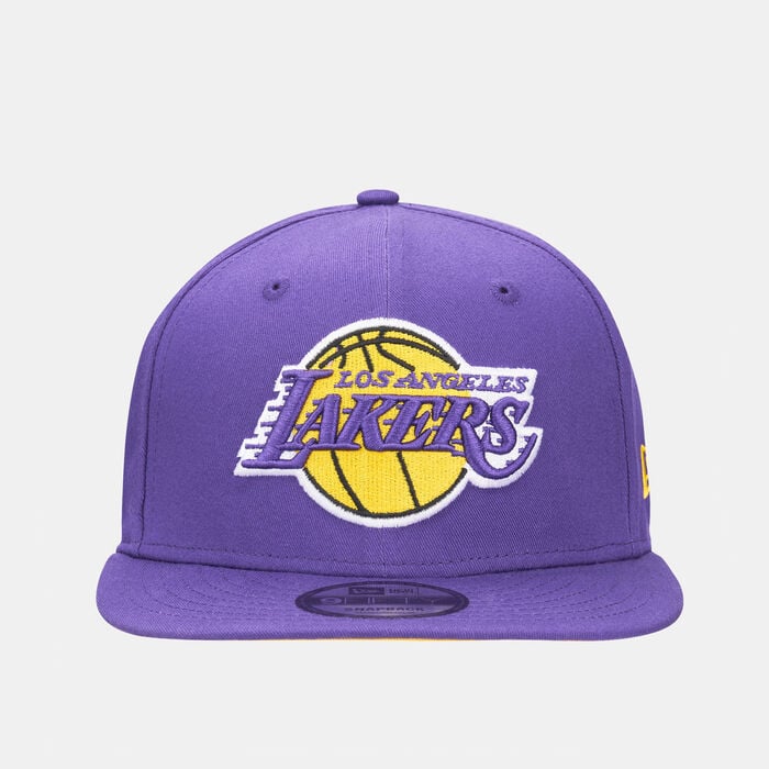 New Era Men's NBA Los Angeles Lakers Rear Logo 9FIFTY Cap Purple New Era Men's NBA Los Angeles Lakers Rear Logo 9FIFTY Cap Purple image number 0