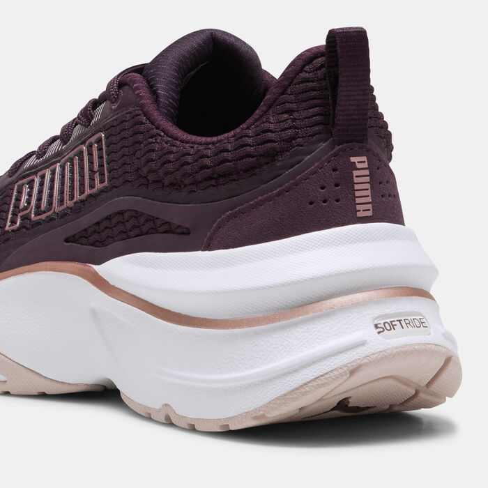 PUMA Women's SOFTRIDE Divine Metal Running Shoes Purple PUMA Women's SOFTRIDE Divine Metal Running Shoes Purple image number 4