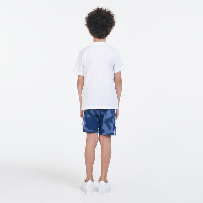 adidas Originals Kids' T-Shirt and Camo Shorts Set White adidas Originals Kids' T-Shirt and Camo Shorts Set White image number 1
