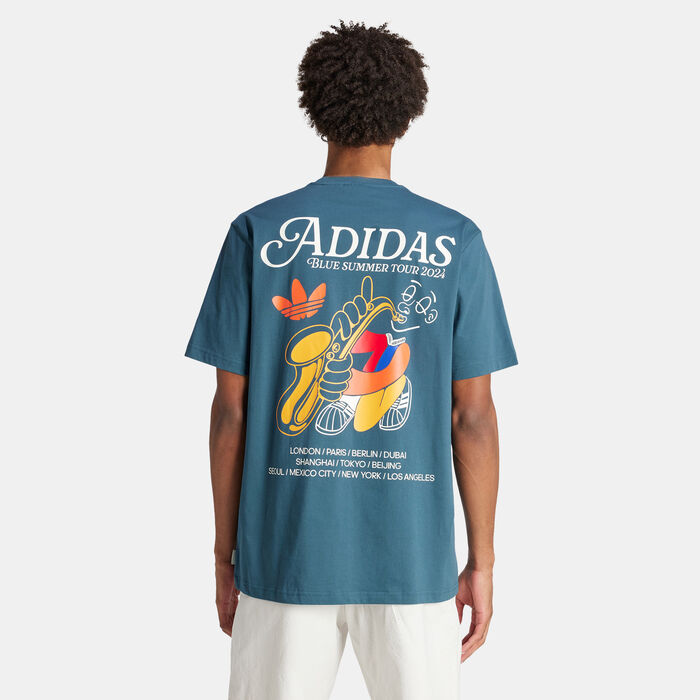 adidas Originals Men's Leisure T-Shirt Green adidas Originals Men's Leisure T-Shirt Green image number 3