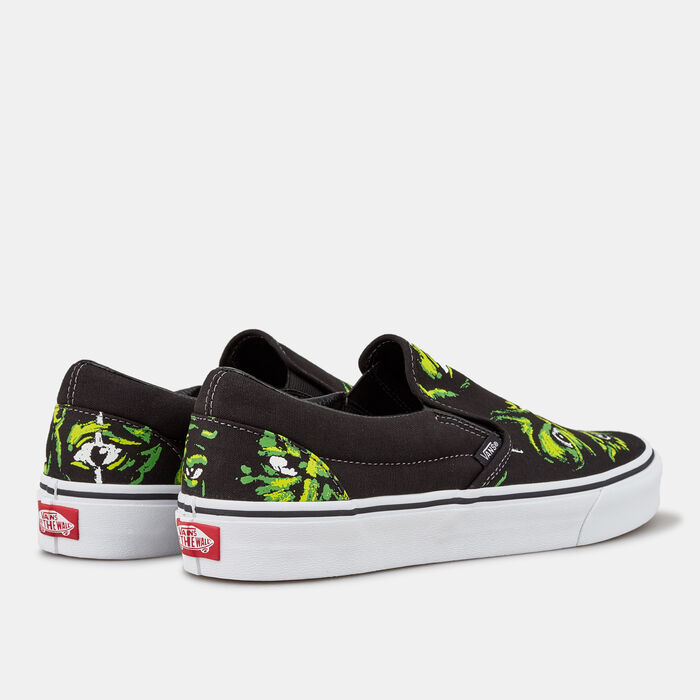 Vans Eyes In The Dark Classic Slip-On Unisex Shoe Black image number 2