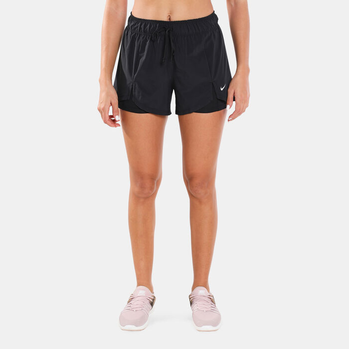 Nike Women's Flex Essential 2-in-1 Training Shorts Black Nike Women's Flex Essential 2-in-1 Training Shorts Black image number 0